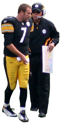Ben Roethlisberger and Bruce Arians