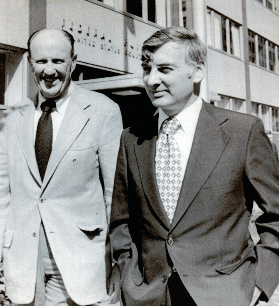 AP wirephoto of Dan Rooney and Pete Rozelle