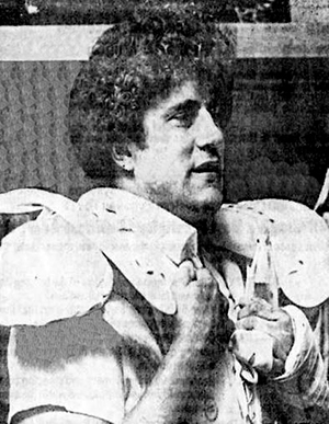 John Banaszak in pads