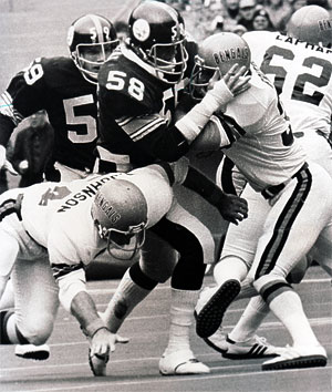 Jack Lambert vs the Bengals 1976