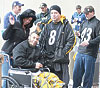 Steelers fans at Super Bowl